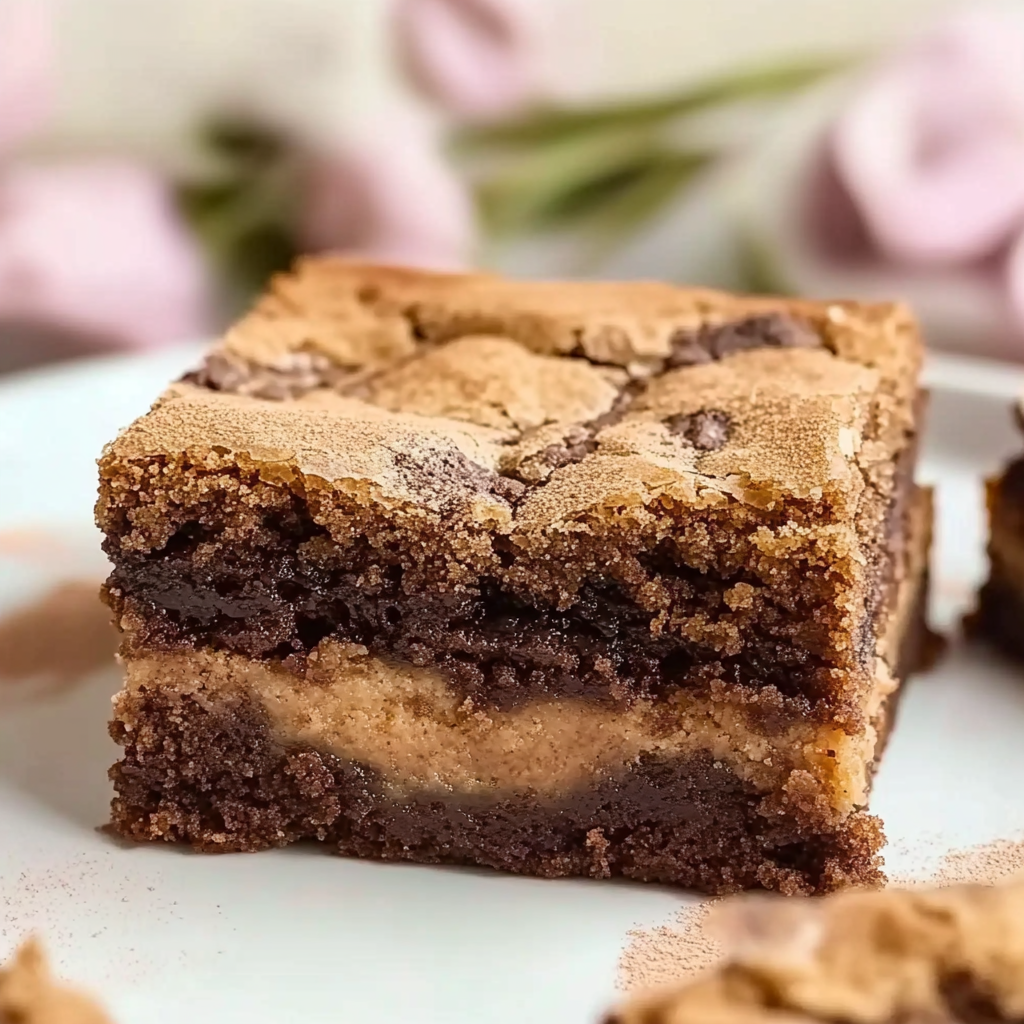 Recipe preparation for Snickerdoodle Brownies