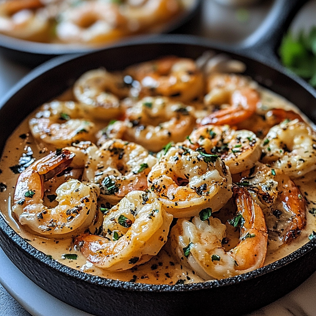 Recipe preparation for Creamy Garlic