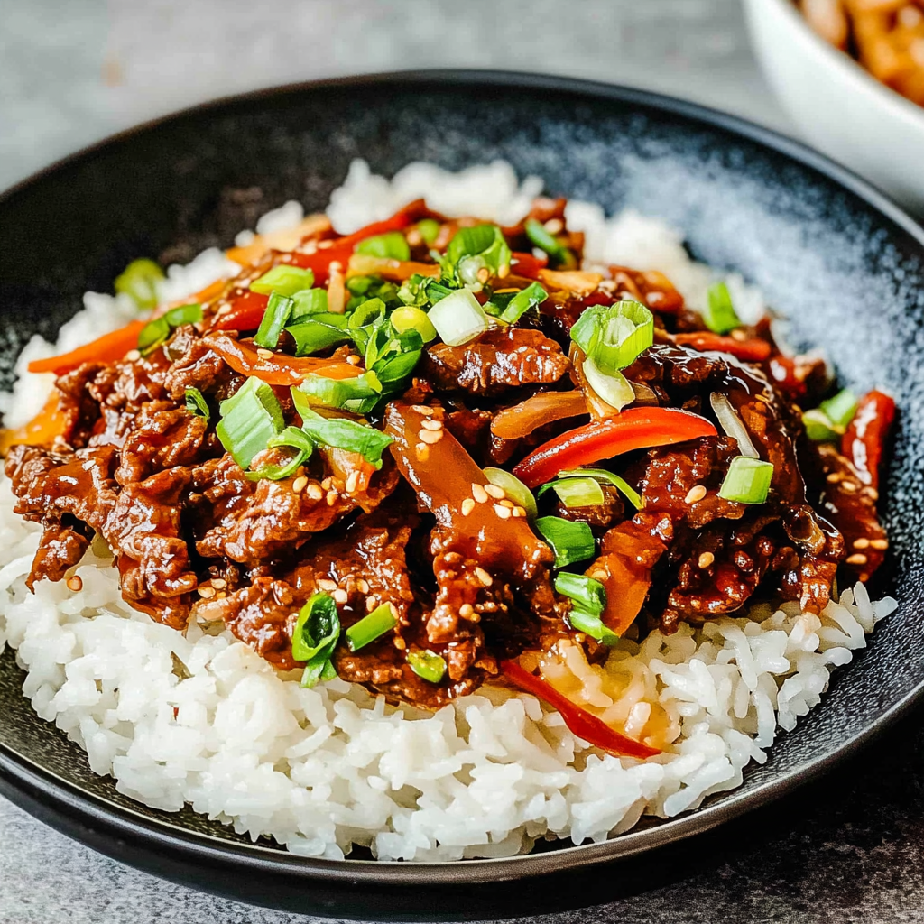 Recipe preparation for Korean Beef Bulgogi