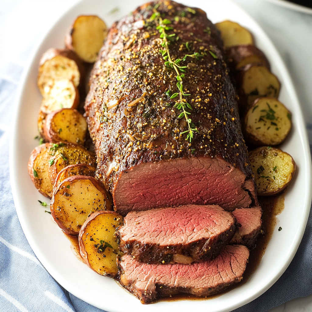 Recipe preparation for Round Roast