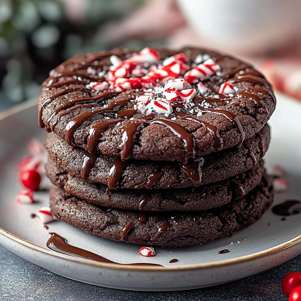 Recipe preparation for Tasty Double Chocolate Peppermint