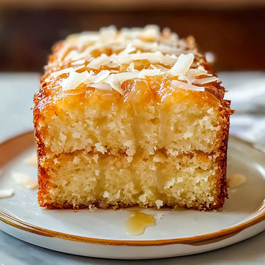 Recipe preparation for Pineapple Coconut Bread