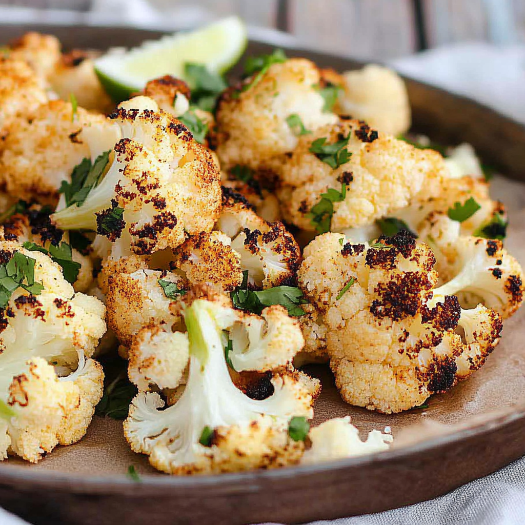 Recipe preparation for Mexican Street Cauliflower