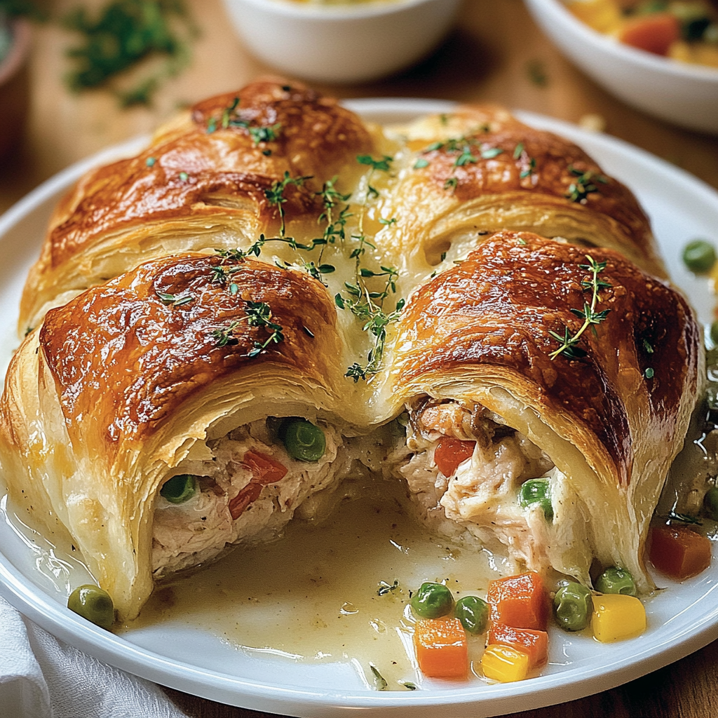 Recipe preparation for Savory Herb Crescent Turkey