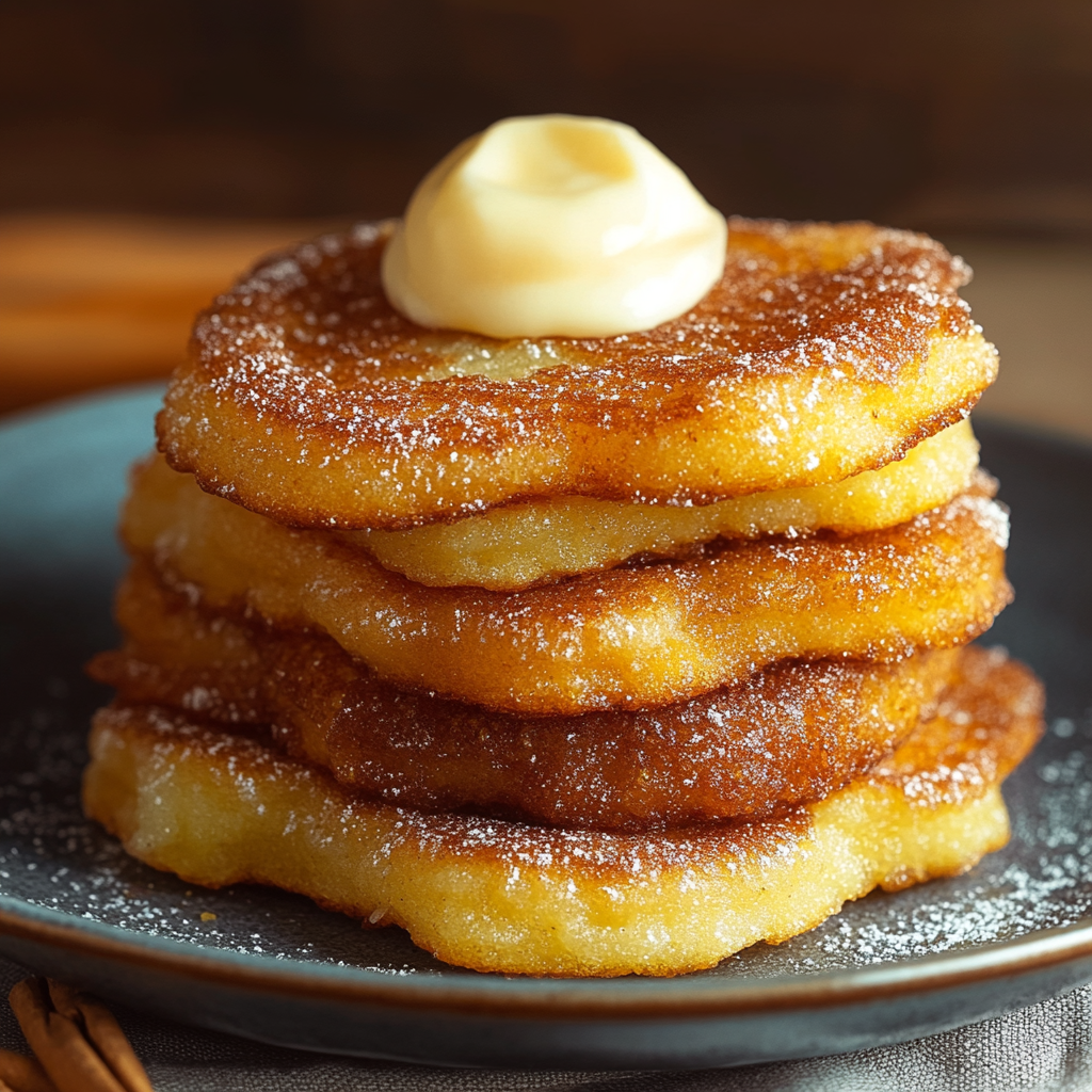 Recipe preparation for Spanish Churro Pancakes