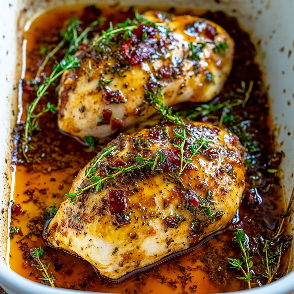 Recipe preparation for Pan-Seared Honey Dijon Chicken