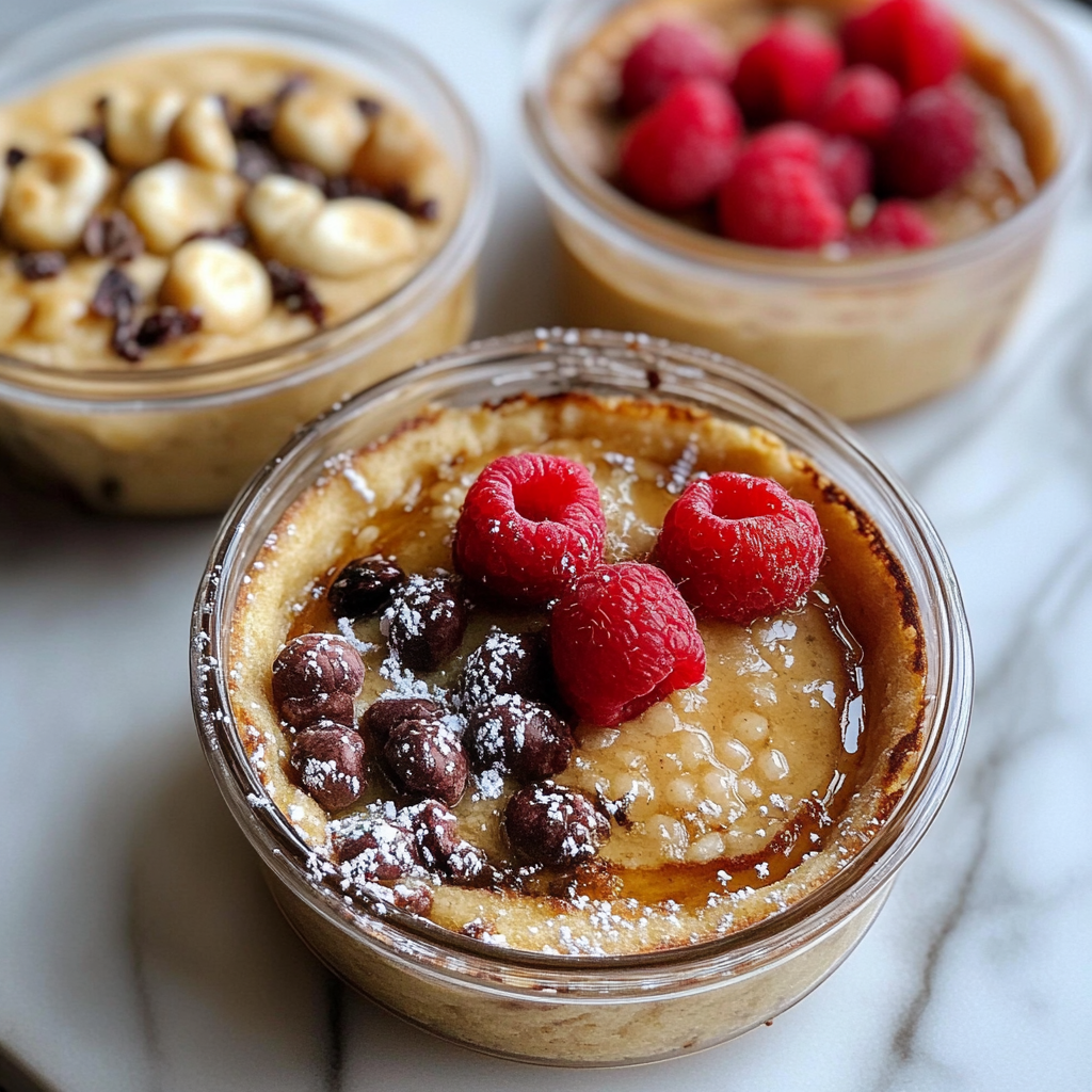 Recipe preparation for Baked Protein Pancake Bowls