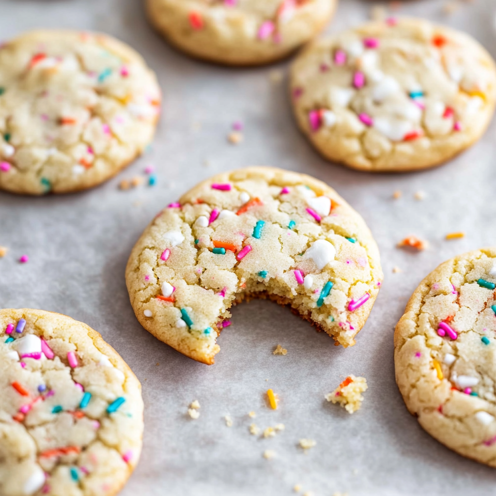 Recipe preparation for Cake Batter Cookies