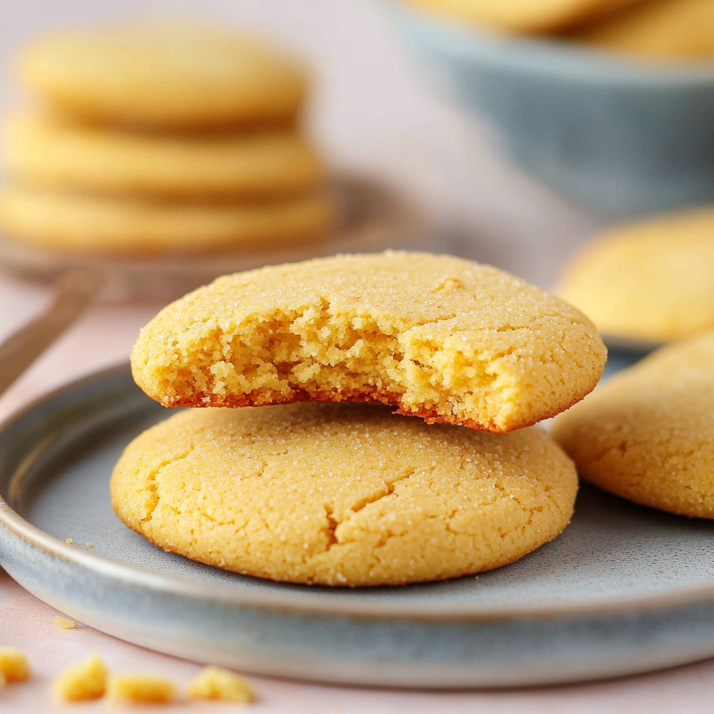 Recipe preparation for Cornmeal Cookies