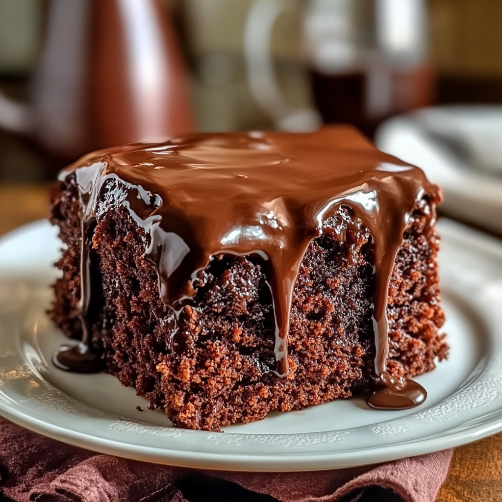 Recipe preparation for Cracker Barrel Coca Cola Cake