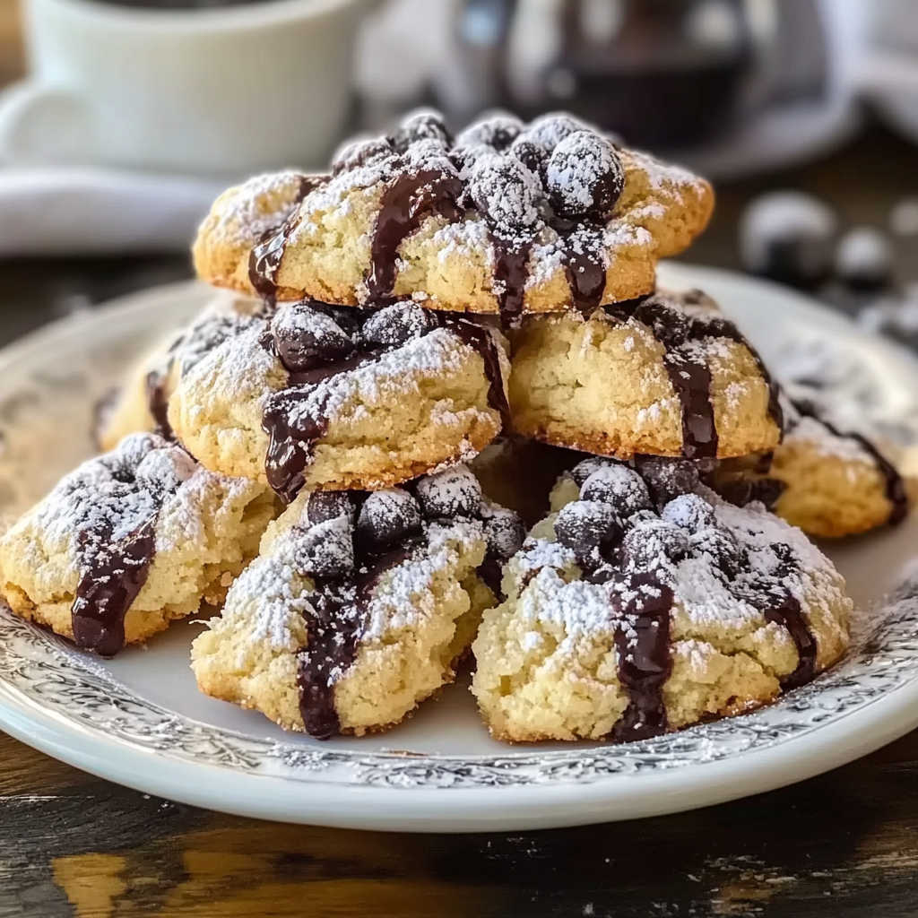 Recipe preparation for Cannoli Cookies