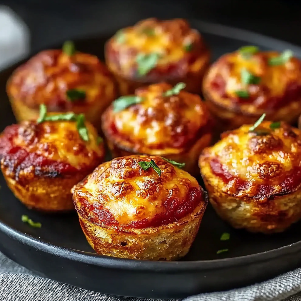 Recipe preparation for Carnivore Pizza Muffins