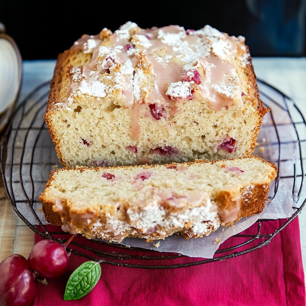 Recipe preparation for rhubarb bread