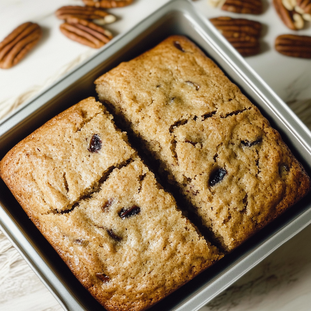 Recipe preparation for sweet alabama pecan bread