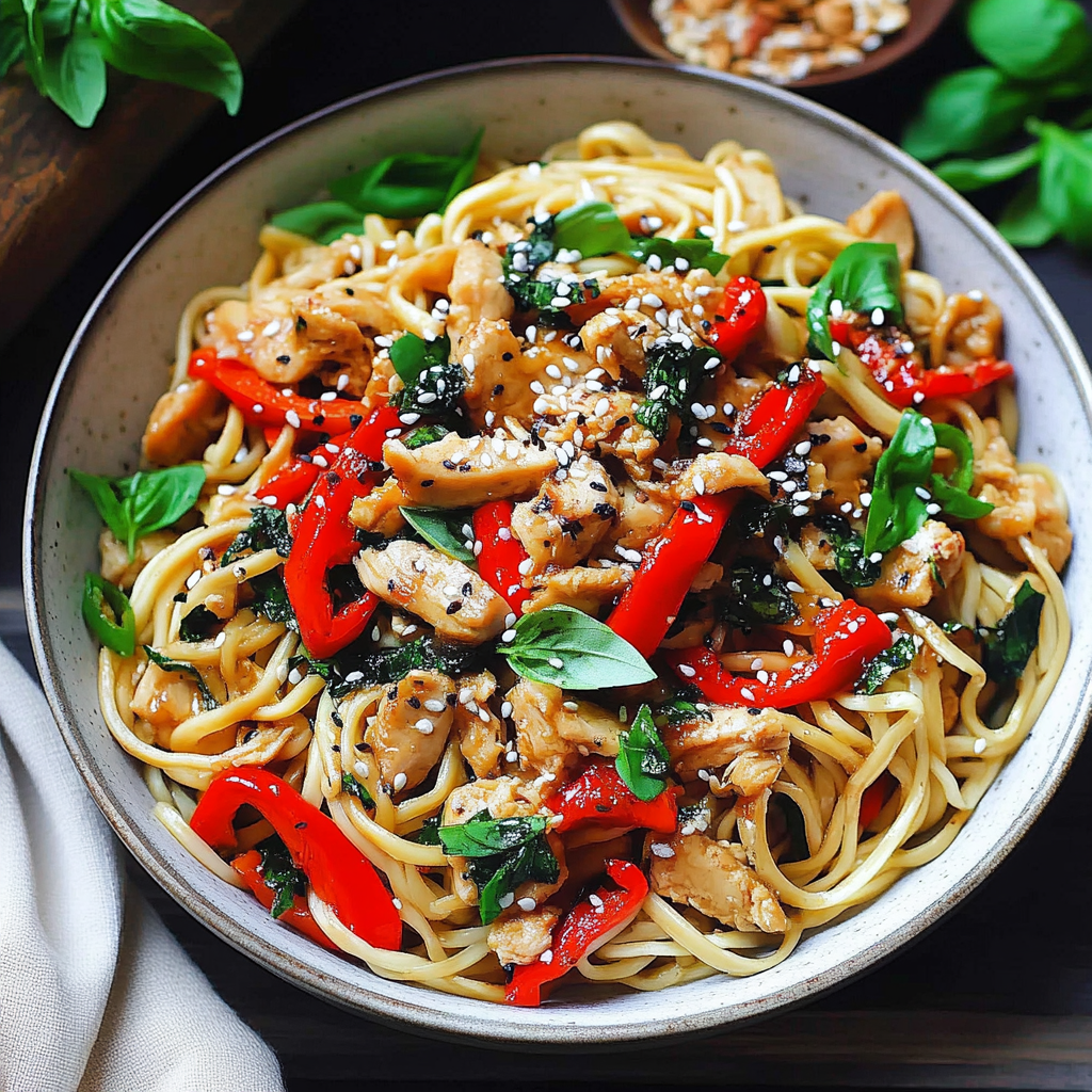 Recipe preparation for 30-Minute Chicken Ramen Noodles