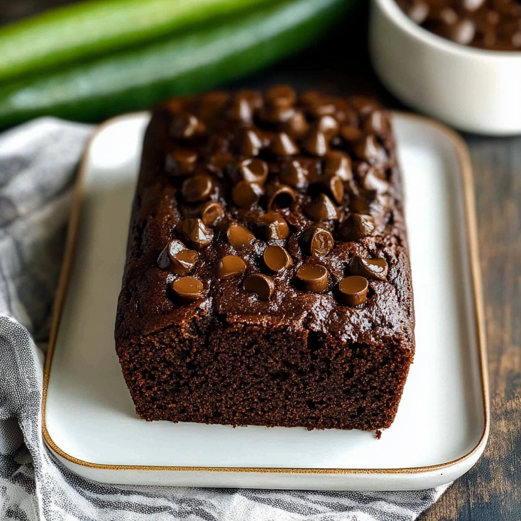 Recipe preparation for chocolate zucchini bread