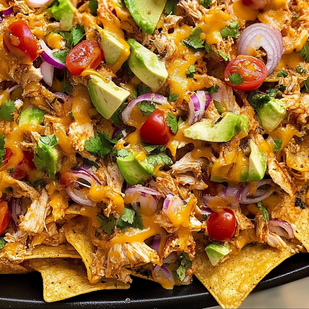 Recipe preparation for chicken nachos recipe