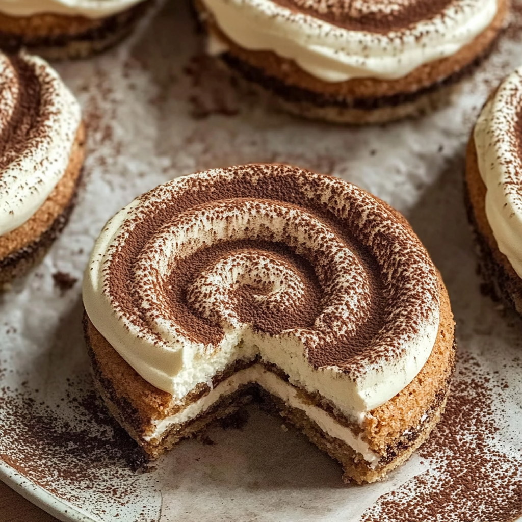 Recipe preparation for easy tiramisu cookies