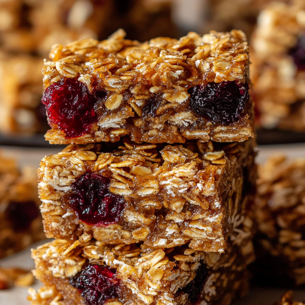 Recipe preparation for Cranberry Orange Oat Bars