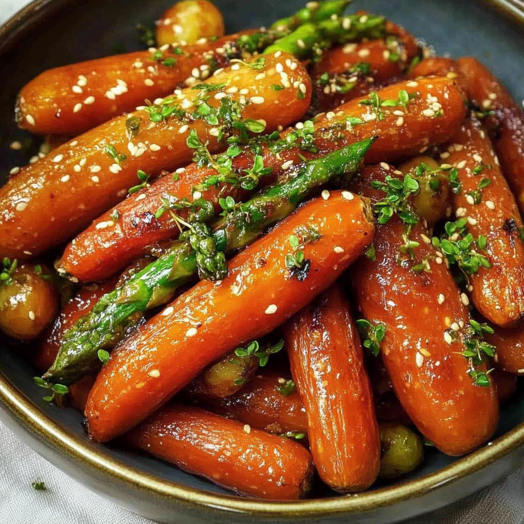Recipe preparation for Slow-Cooker Maple Glazed Carrots