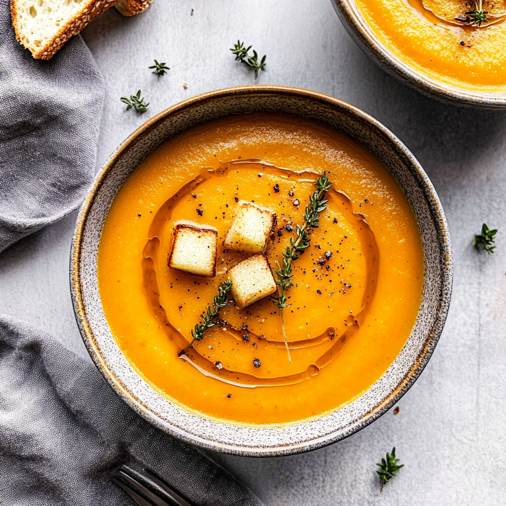 Recipe preparation for Butternut Squash and Apple Soup