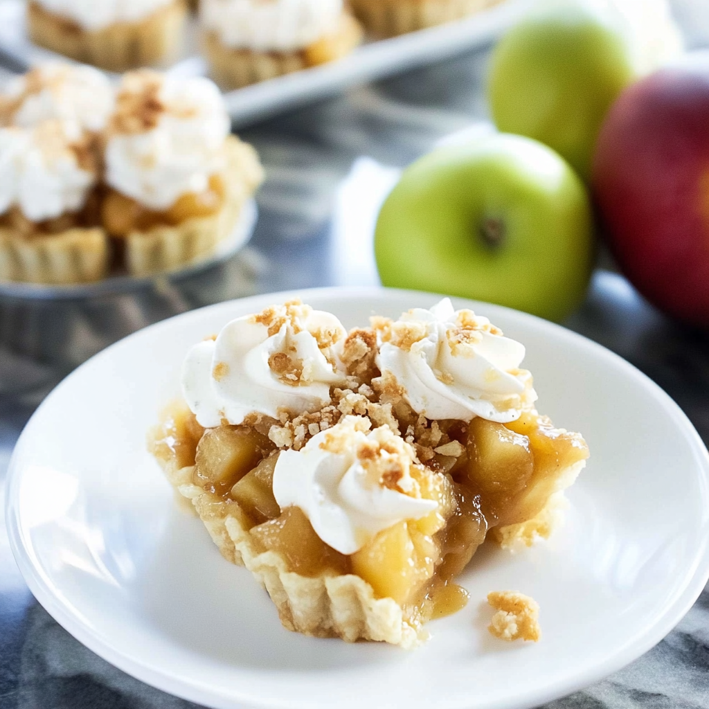 Recipe preparation for No Bake Apple Pie Bites
