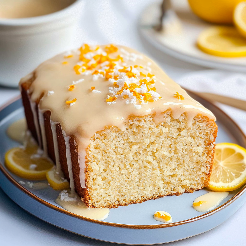 Recipe preparation for lemon loaf cake