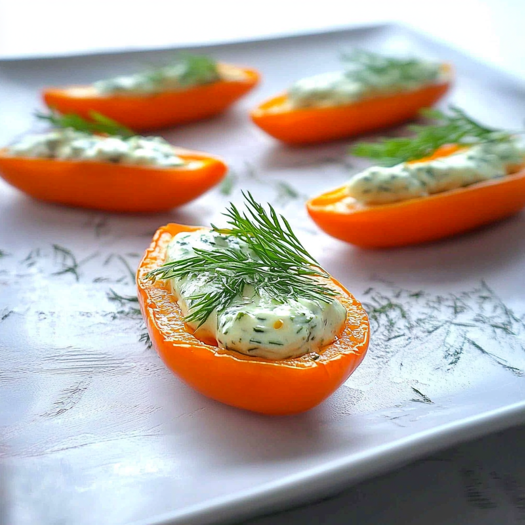 Recipe preparation for Mini Carrot Peppers