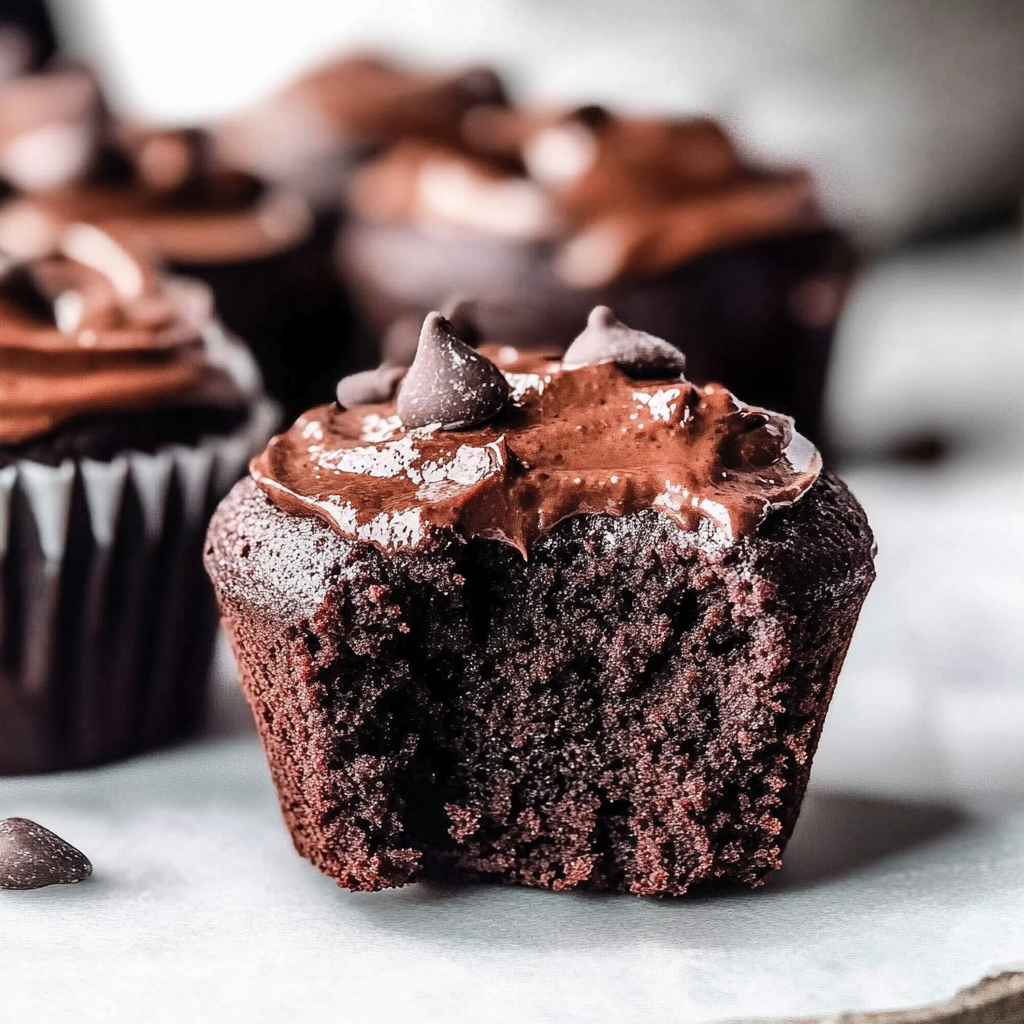 Recipe preparation for brownie cupcakes