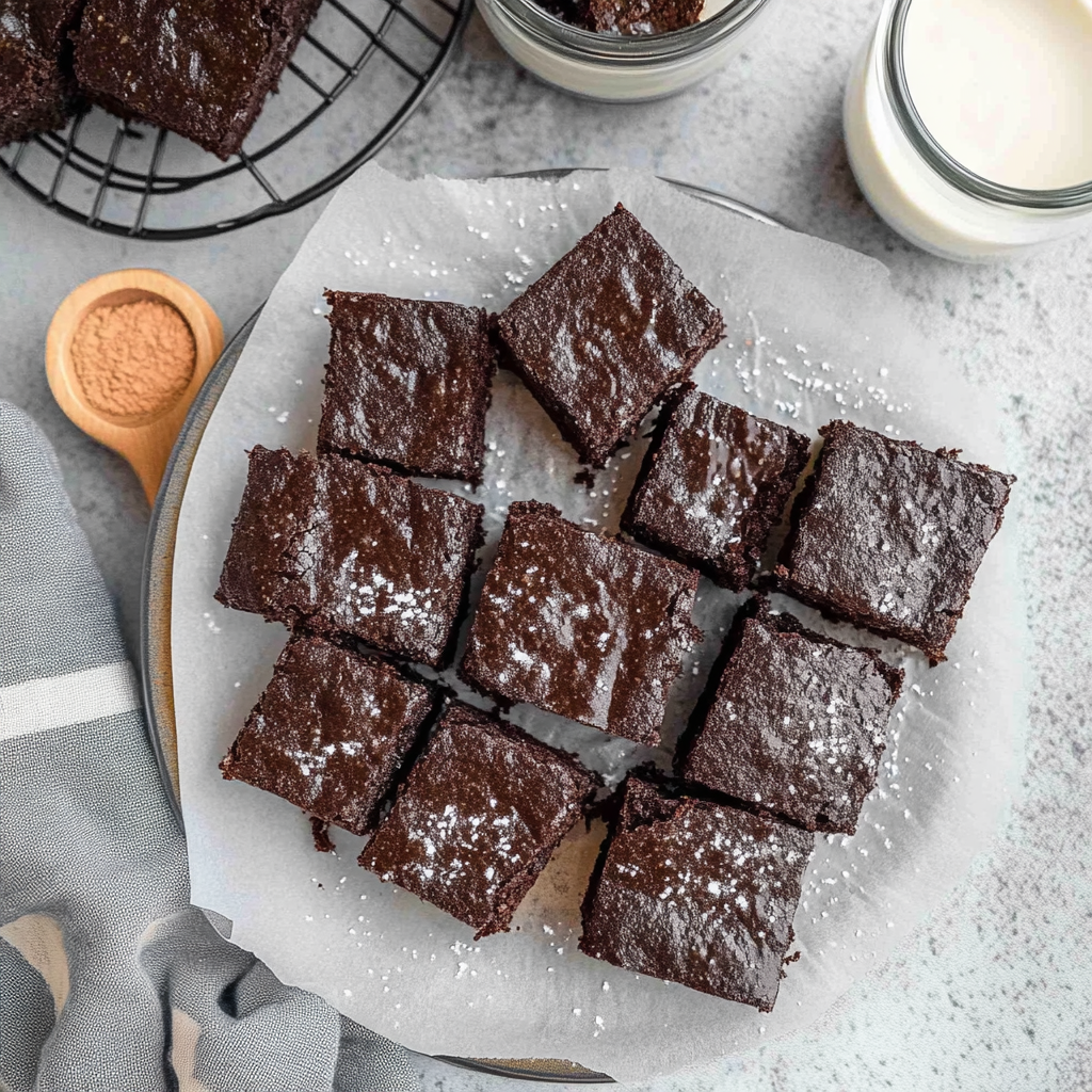 Recipe preparation for eggless brownies