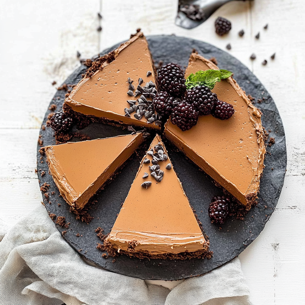 Recipe preparation for simple no bake chocolate cheesecake