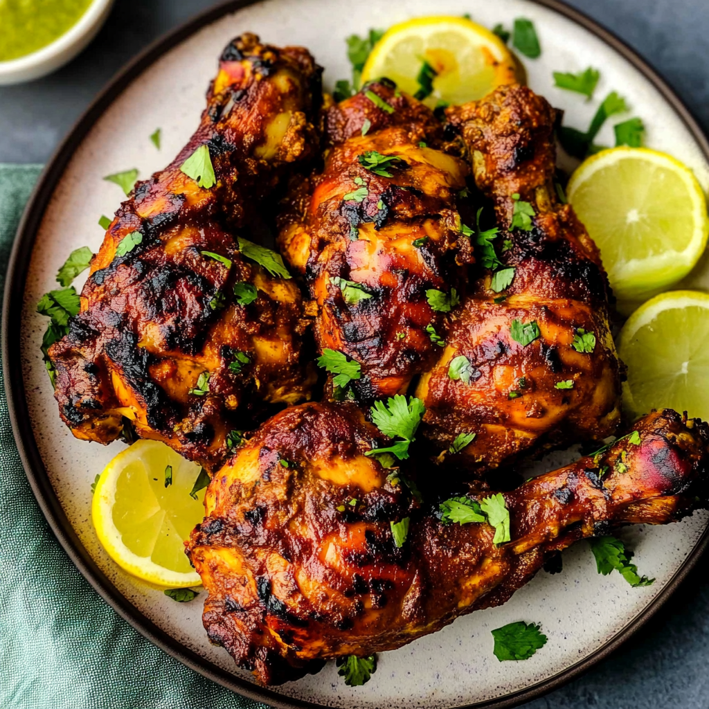 Recipe preparation for Tandoori Chicken