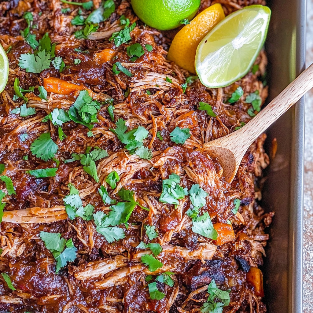 Recipe preparation for Cuban Inspired Instant Pot Pulled Pork