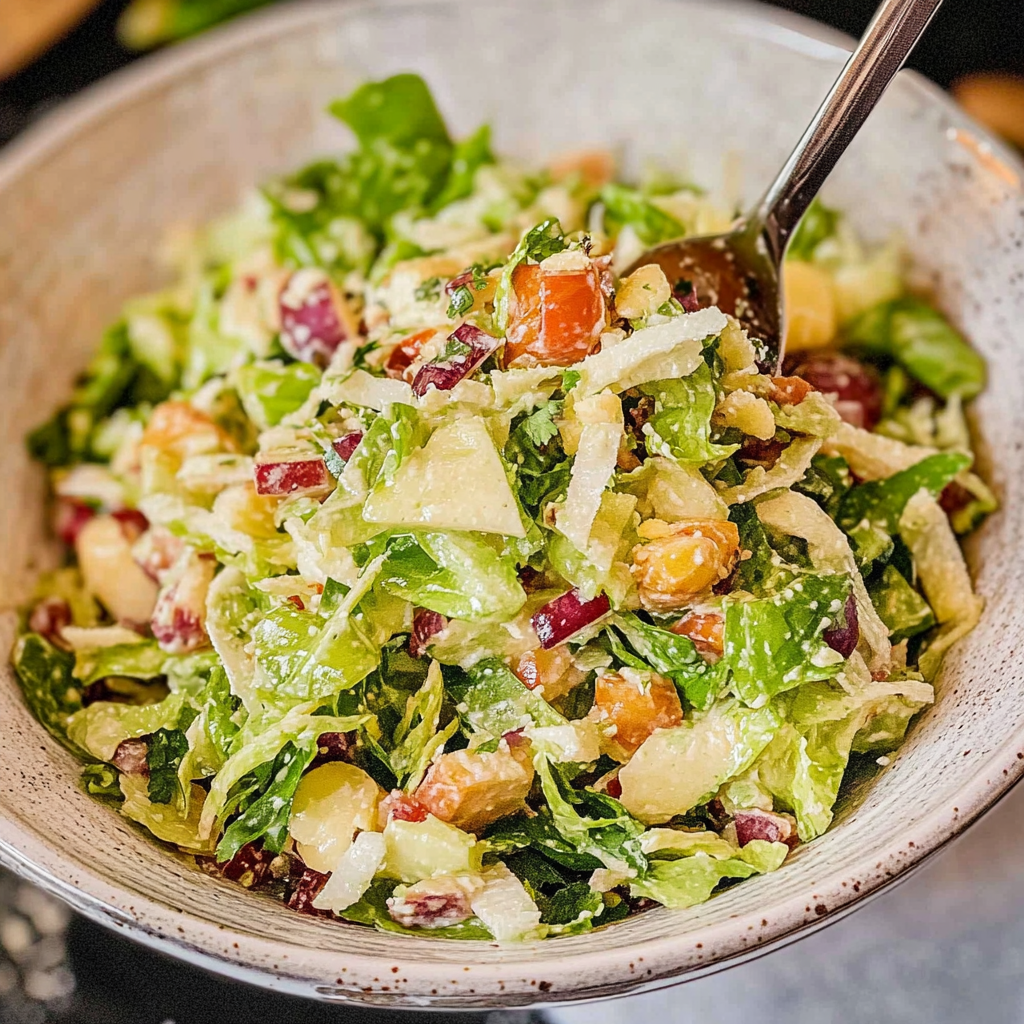 Recipe preparation for Famous La Scala Chopped Salad