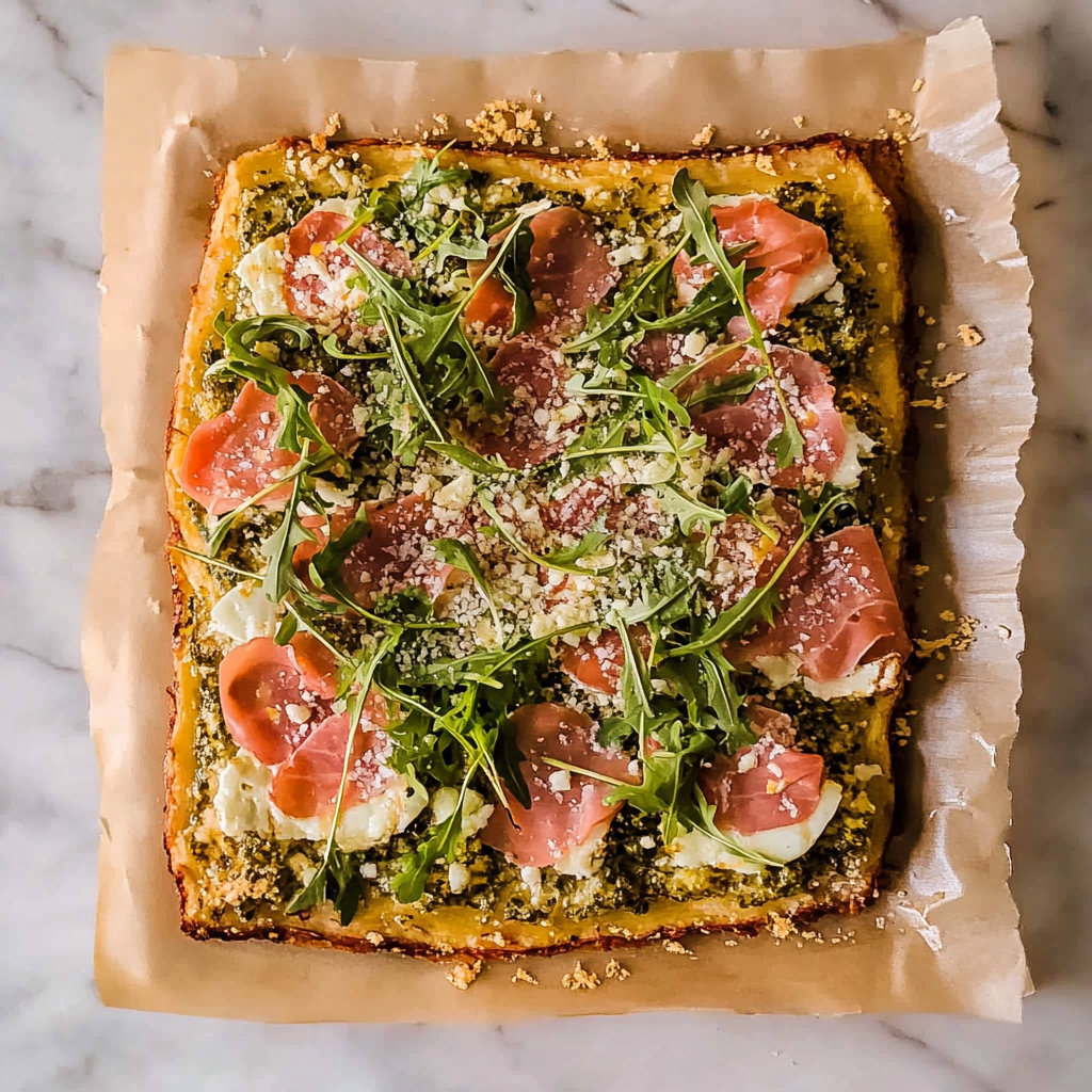 Recipe preparation for Baked Prosciutto and Egg Breakfast Tart