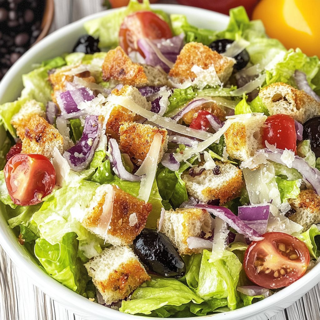 Recipe preparation for Olive Garden Salad