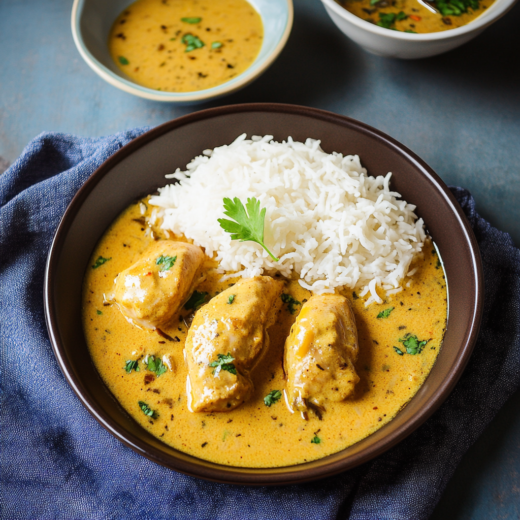 Recipe preparation for Kuku Paka