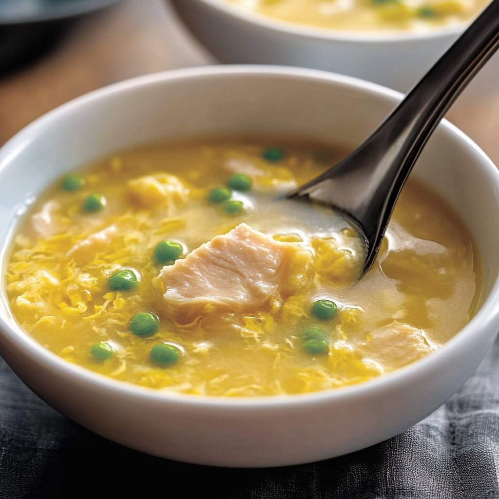 Recipe preparation for Egg Drop Soup