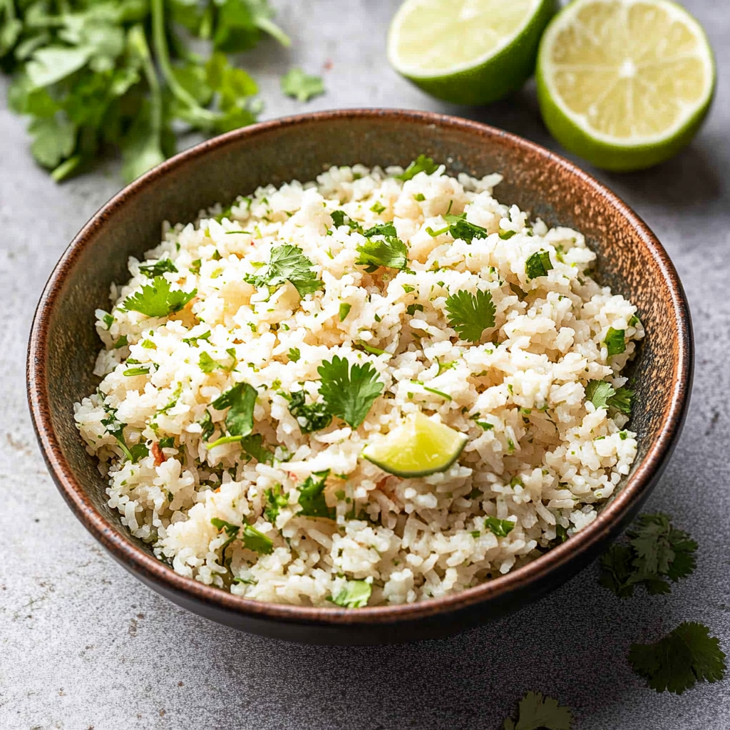 Recipe preparation for Cilantro Lime Rice