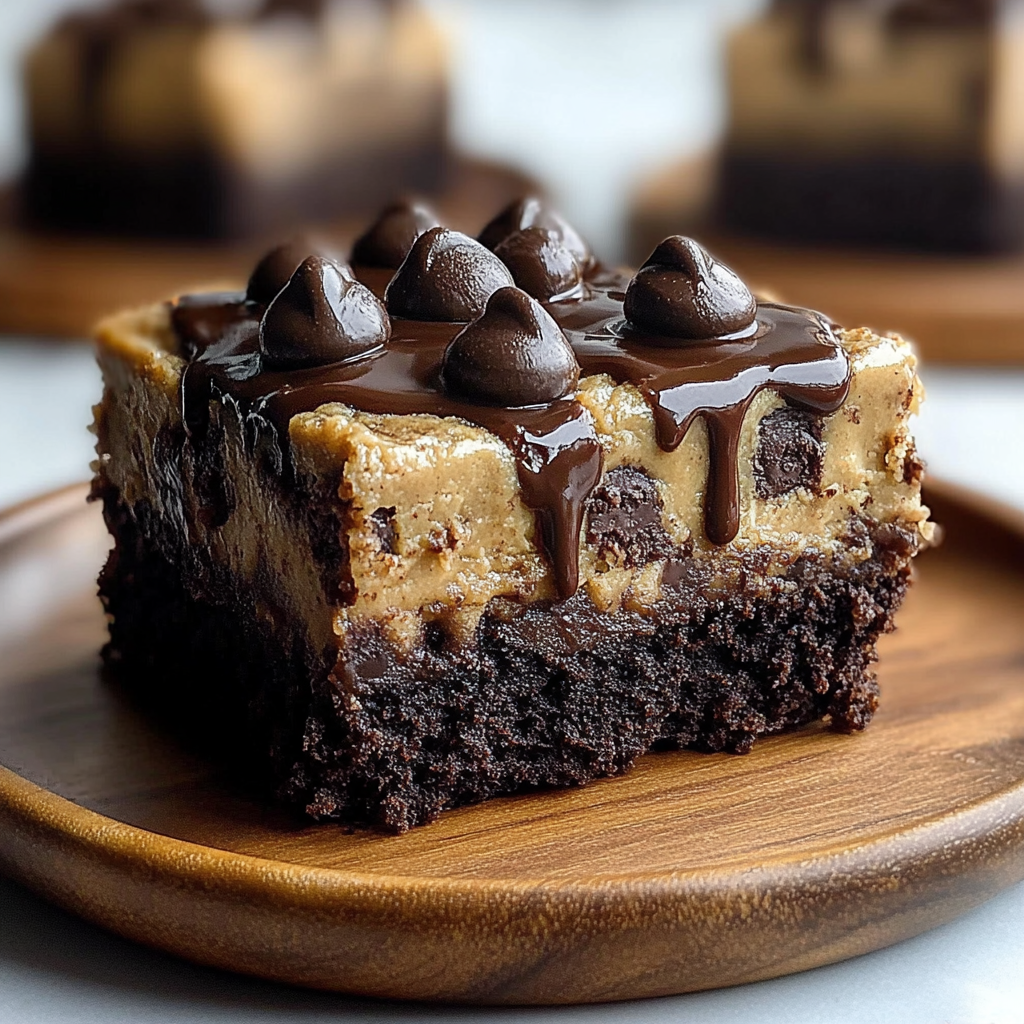 Recipe preparation for Chocolate Chip Cookie Brownie